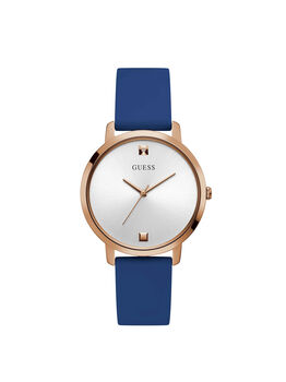 Rose Gold And Blue Ladies Watch
