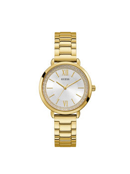 Gold And Crystal Watch
