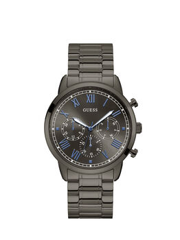 Blue And Black Multifunction Watch